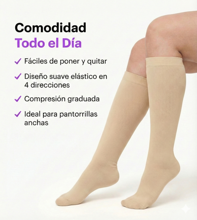 Serenity™ Medias de Compresión Fáciles de Poner