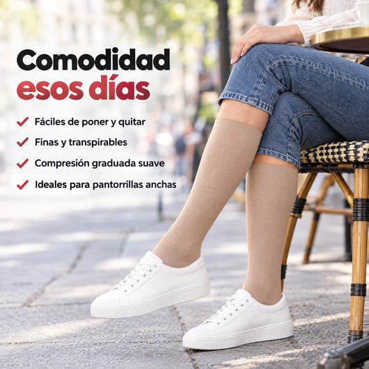 Comodidad esos días: medias de compresión Serenity para los días de retención