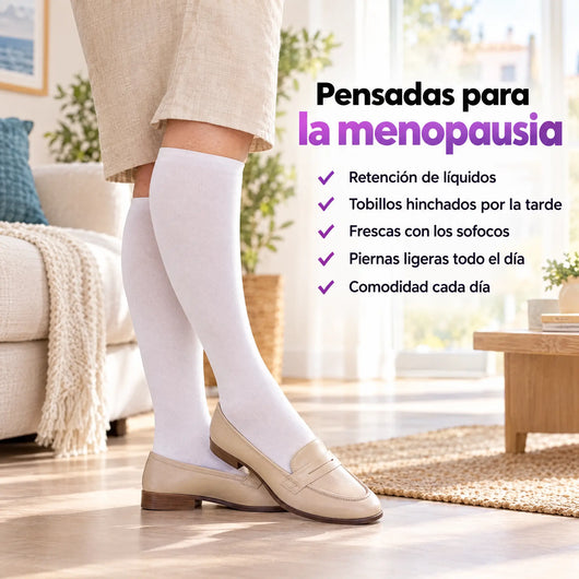 Pensadas para la menopausia: medias de compresión Serenity para la menopausia