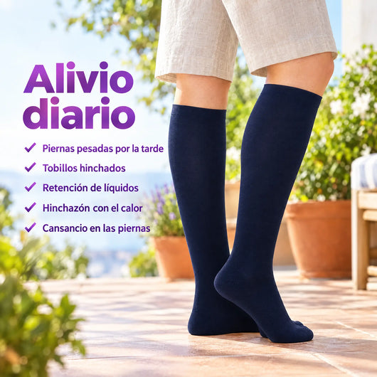 Alivio diario con las medias de compresión Serenity para la menopausia