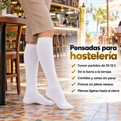 Pensadas para hostelería: medias de compresión Serenity para hostelería