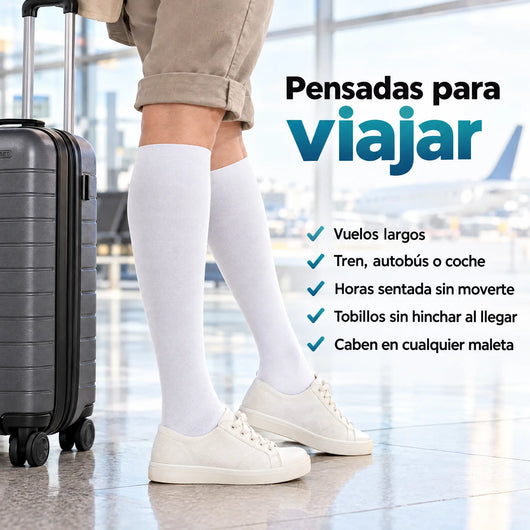 Pensadas para viajar: medias de compresión Serenity para viajar